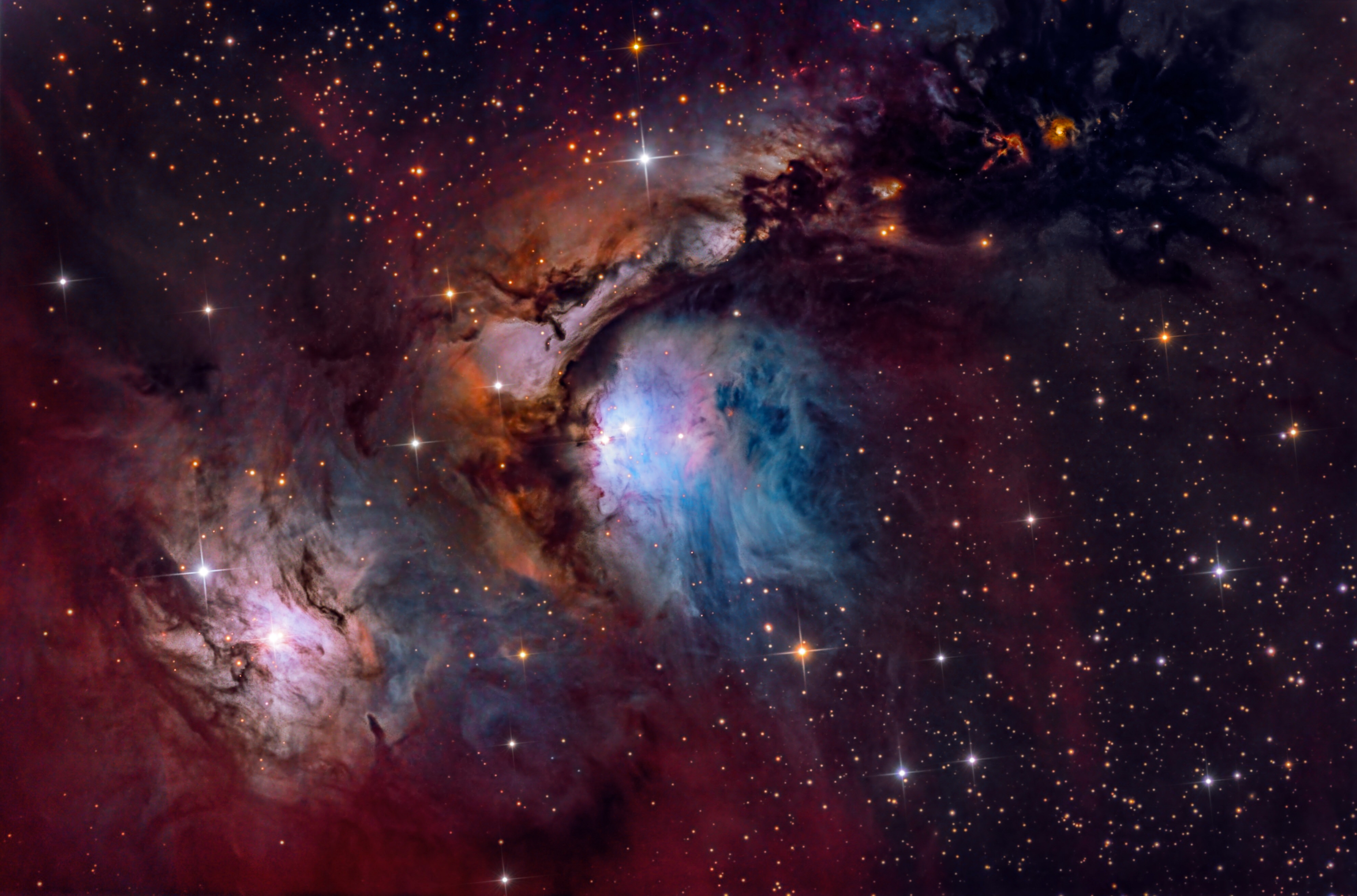 Туманность Ориона (Orion Nebula). 