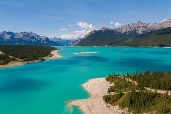Озеро Авраам, Канада, Mountain, Nature, HD, 2K, 4K