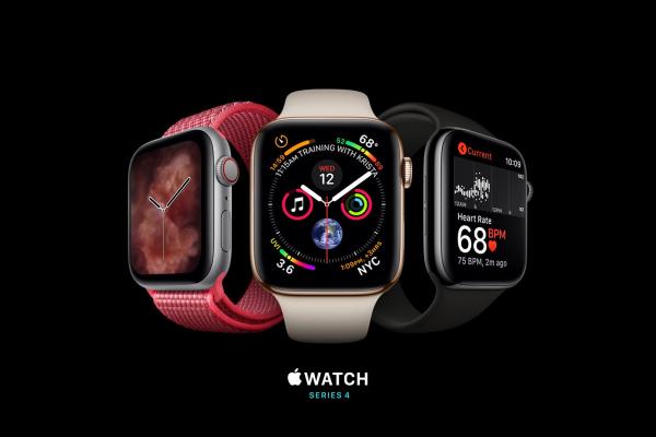 Apple Watch Series 4, Серебристый, Золотой, Черный, Apple, Сентябрь 2018 Г., HD