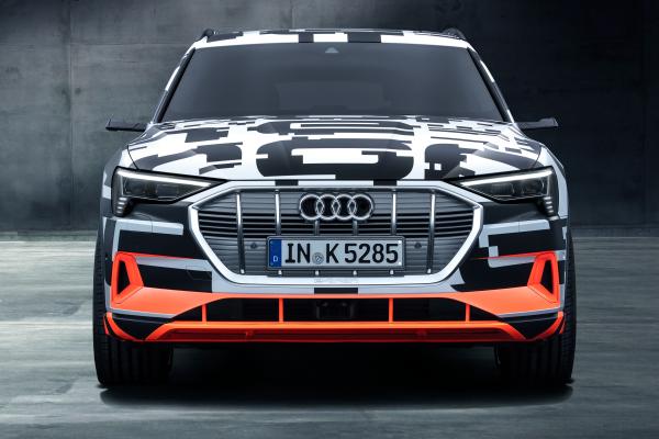 Прототип Audi E-Tron, Женевский Автосалон, 2018, HD, 2K, 4K