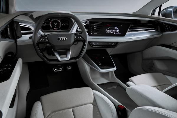 Audi Q4 E-Tron, Suv, Женевский Автосалон 2019, HD, 2K, 4K, 5K, 8K
