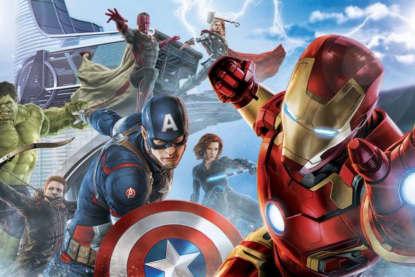 Мстители: Эра Альтрона, Железный Человек, Капитан Америка, Халк, Черная Вдова, Ястребиный Глаз, Тор, Вижен, HD, 2K, 4K, 5K