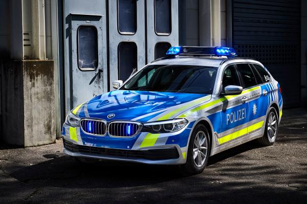 Bmw 530D Xdrive Touring Polizei, 2017, HD, 2K, 4K