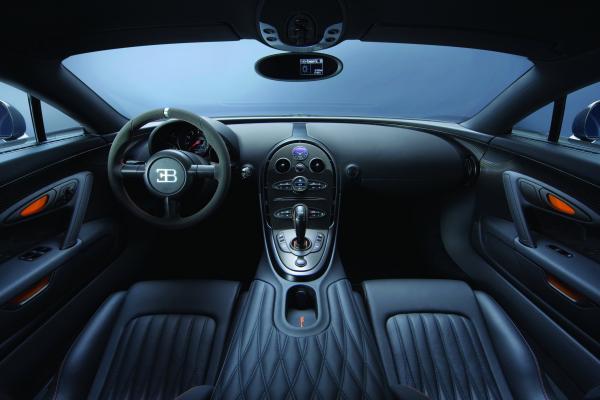 Bugatti Veyron Super Sport, Интерьер, Суперкар, Bugatti, Спорткар, Veyron, Тест-Драйв, Скорость, Рекорд Скорости, Черный, HD, 2K, 4K, 5K