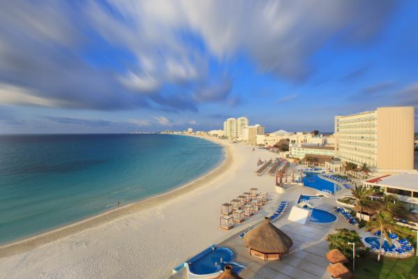 Канкун, Мексика, Лучшие Пляжи 2017 Года, Туризм, Путешествия, Курорт, Отдых, Море, Океан, Пляж, Небо, HD, 2K, 4K, 5K