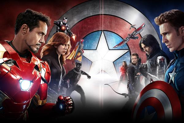 Капитан Америка 3: Гражданская Война, Железный Человек, Марвел, Лучшие Фильмы 2016 Года, HD, 2K, 4K