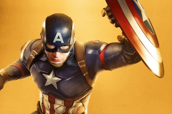 Капитан Америка, Крис Эванс, Marvel Comics, Мстители: Бесконечная Война, HD, 2K