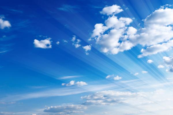 Облака, Серебряная Подкладка, Голубое Небо, HD, 2K, 4K, 5K, 8K