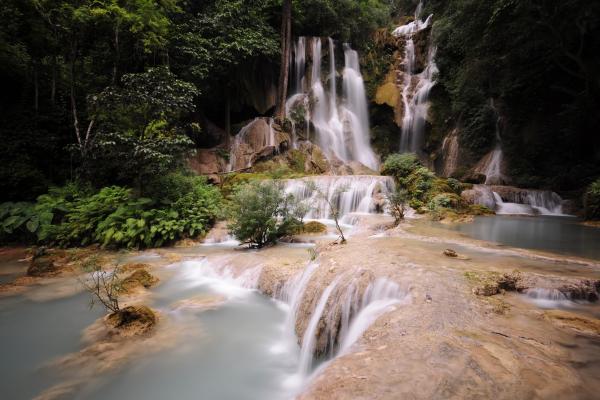 Водопад Далат, Водопад, Понгур, Водопад, Вьетнам, Гора, Река, HD, 2K, 4K