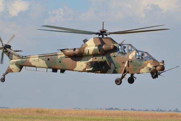 Denel Ah-2 Rooivalk, Ударный Вертолет, Ввс Юар, HD, 2K, 4K