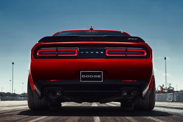 Dodge Challenger Srt Demon, Красный, Нью-Йоркский Автосалон 2017, HD, 2K