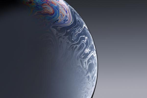 Земля, Планета, Пузырь, Серый, Iphone Xr, Ios 12, Фондовая, HD, 2K