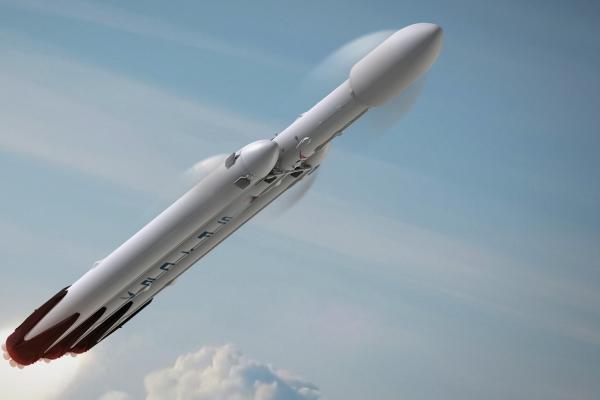 Falcon Heavy, Space X, Запуск, HD, 2K
