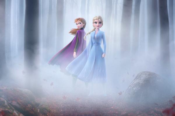 Frozen 2, Королева Эльза, Анна, Анимация, 2019, HD, 2K, 4K