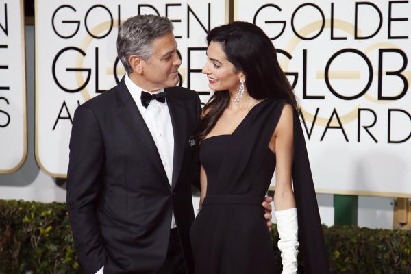 Джордж Клуни, Амаль Аламуддин, Самые Популярные Знаменитости 2015 Года, Актер, Писатель, Продюсер, HD, 2K, 4K