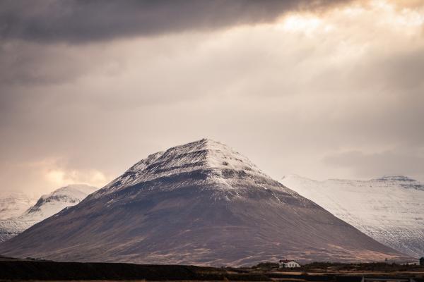 Исландия, Горы, Облака, Луга, HD, 2K, 4K, 5K