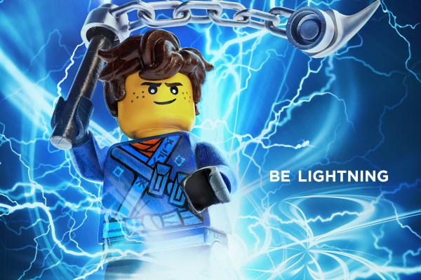 Джей, Фильм Lego Ninjago, Be Lightning, Анимация, 2017, HD, 2K