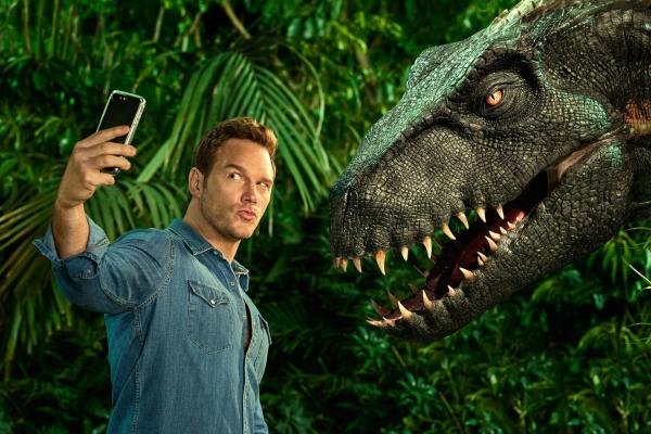 Jurassic World: Fallen Kingdom, Крис Пратт, Dinosaur, HD, 2K, 4K