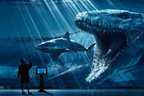 Мир Юрского Периода, Мозазавр, Подводный Мир, HD, 2K, 4K, 5K, 8K, 10K