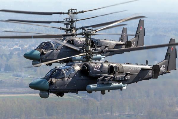 Камов Ка-52 Аллигатор, Российская Армия, Истребитель Вертолет, Военно-Воздушные Силы, HD, 2K, 4K
