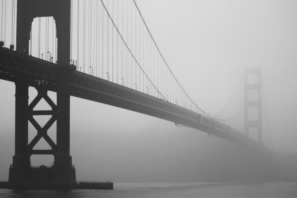 Лондонский Мост, Лондон, Великобритания, Туман, Путешествия, Туризм, HD, 2K, 4K