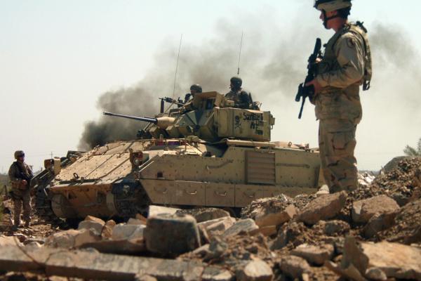 M3A2 Bradley, Боевая Машина, Ирак, Сша. Армия, HD, 2K