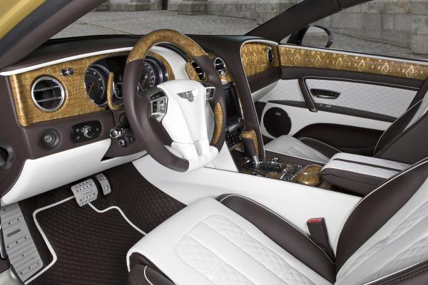 Mansory Bentley Continental, Flying Spur, Geneva Auto Show 2016, Интерьер, HD, 2K, 4K