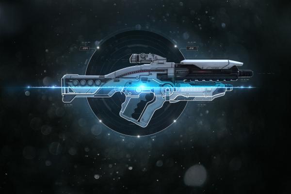 Mass Effect: Андромеда, Призрак X5, Штурмовая Винтовка, HD, 2K, 4K