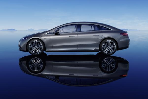Mercedes-Benz Eqs 450 +, Auto Shanghai 2021, 2021 Автомобили, Электромобили, Роскошные Автомобили, HD, 2K, 4K