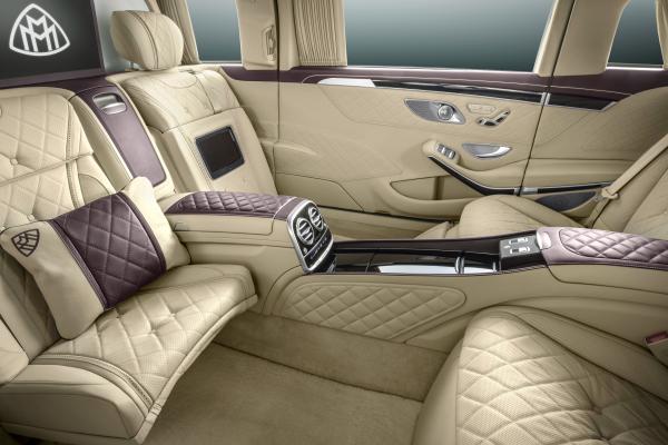 Mercedes Maybach S600 Pullman, Седан, Салон, Люкс., HD, 2K, 4K