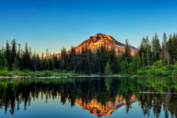 Зеркальное Озеро, Ручей Теная, Каньон Теная, Национальный Парк Йосемити, HD, 2K