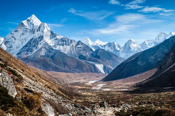 Гора Ама-Даблам, Гималаи, Непал, HD, 2K, 4K