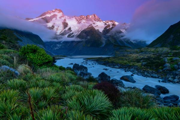 Национальный Парк Маунт Кук, Новая Зеландия, Горы, HD, 2K, 4K, 5K