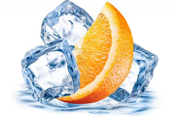 Апельсин, Лед, Вода, HD, 2K, 4K, 5K