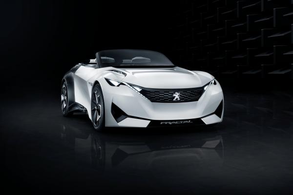 Peugeot Fractal, Электромобили, Белый, Черный, HD, 2K, 4K
