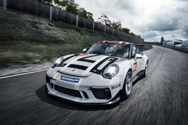 Porsche 911 Gt3 Cup, 2017 Автомобили, Гонки, HD, 2K
