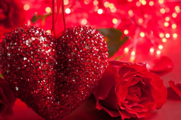 Роза, Сердце, День Святого Валентина, Любовь, Романтика, Красный, Романтик, HD, 2K, 4K
