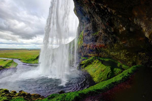 Сельяландсфосс, Исландия, Водопад, Путешествие, Туризм, HD, 2K, 4K