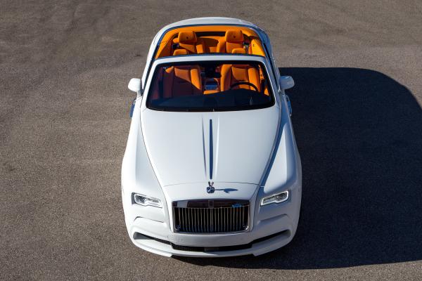 Spofec Rolls-Royce Dawn, Белый, Роскошные Автомобили, HD, 2K, 4K