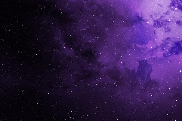 Звезды, Фиолетовый, Космос, HD, 2K