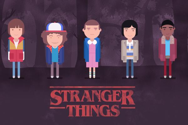Stranger Things, Веб-Серия, Минимальная, 2017, HD, 2K, 4K