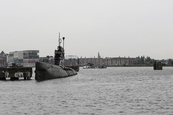 Подводная Лодка, Военнослужащие, Амстердам, Королевский Флот Нидерландов, Море, Порт, HD, 2K, 4K