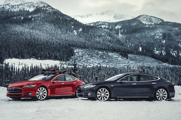 Tesla Model S P85D, Quickest Electric Cars, Спортивные Автомобили, Электромобили, Внедорожник, Черный, Красный, HD, 2K, 4K