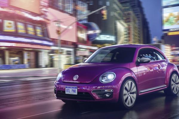 Volkswagen Beetle, Pink Edition, Розовый, Концепт, Автомобили 2016, HD, 2K, 4K