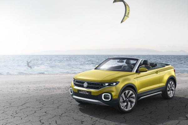 Volkswagen T-Cross, Geneva Auto Show 2016, Кроссовер, Желтый, HD, 2K, 4K