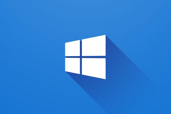Windows 10, 5K Wallpaper, Microsoft, Синий, HD, 2K, 4K