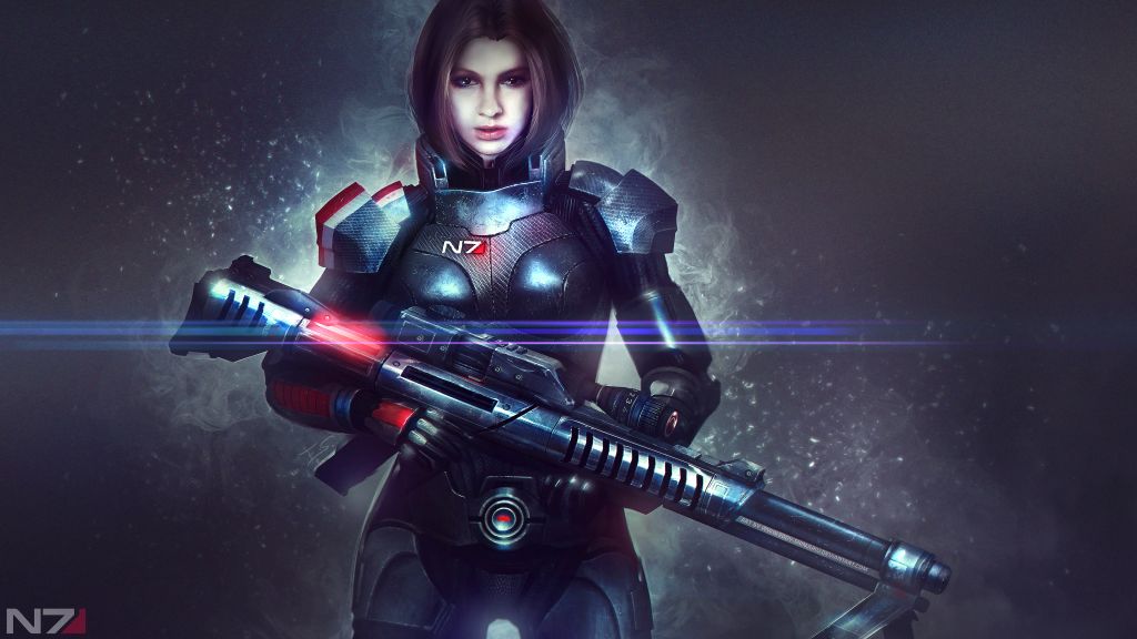 Александра Шепард, Mass Effect, HD, 2K, 4K