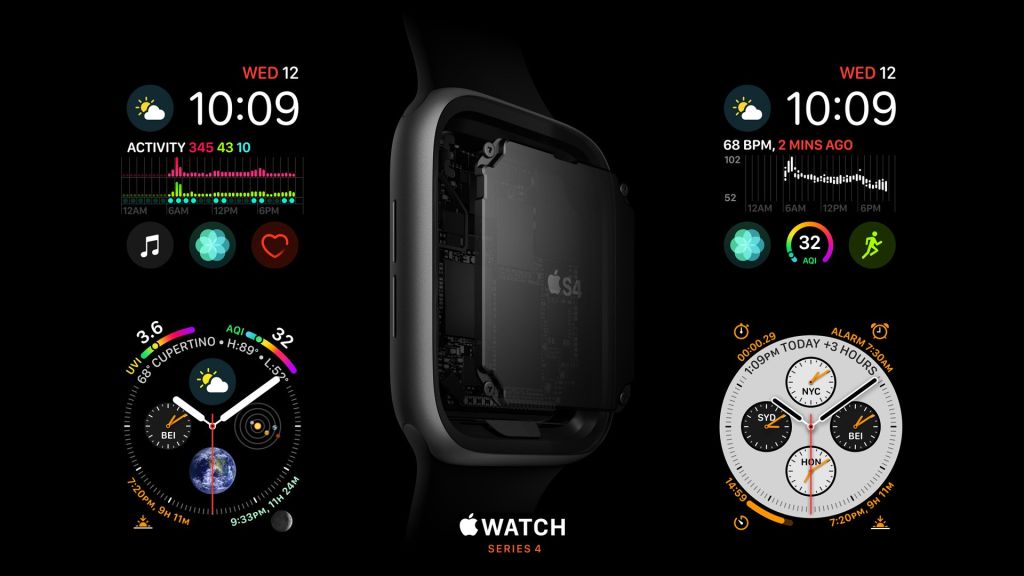 Apple Watch Series 4, Apple, Сентябрь 2018 Г., HD