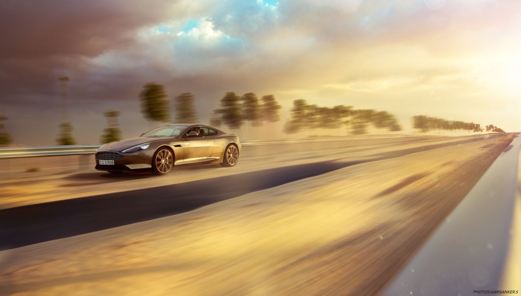 Aston Martin Db9 Gt, Размытие В Движении, HD, 2K, 4K