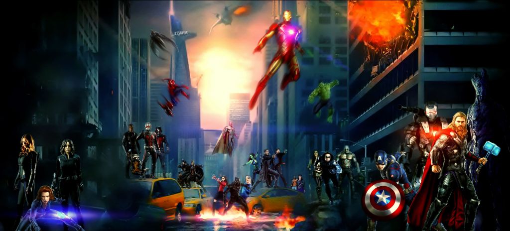 Мстители, Агенты Щита, Супергерои, Marvel Comics, HD, 2K, 4K, 5K